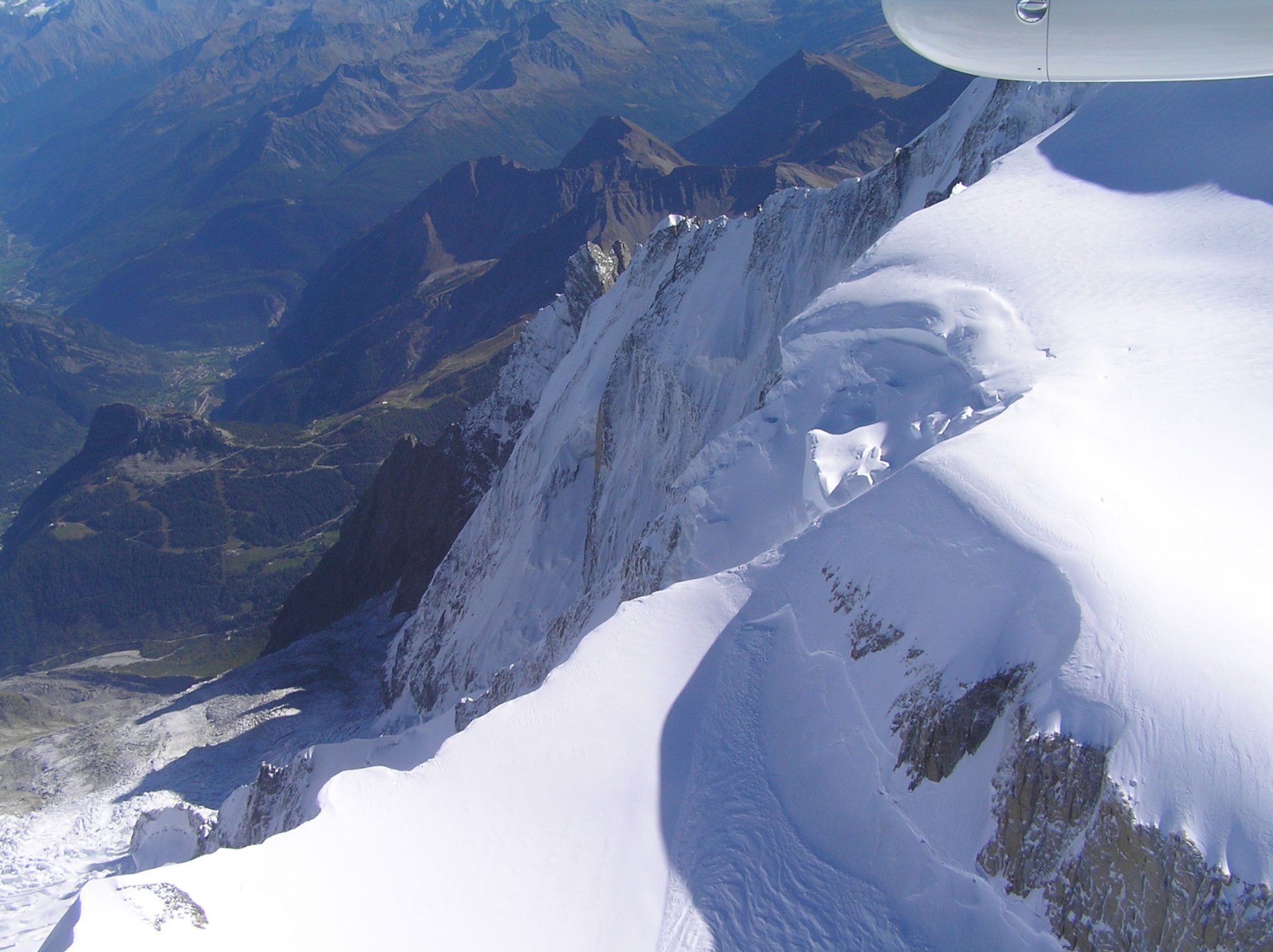 Rundflug Schweiz - Nicht weit weg vom Mont Blanc